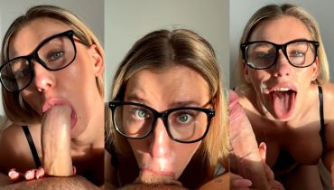 Wildhalli Swallows Deep Then Gets Her Face Drenched In Cum